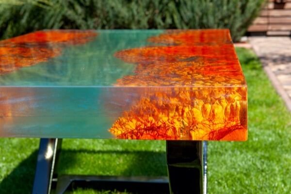 Epoxy Deep River Table