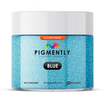 Pigmently Glitter Blue Mica Powder