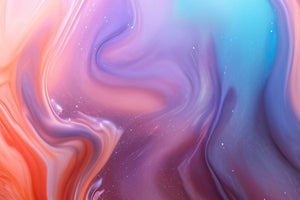 A close-up of the pearlescent shimmer.