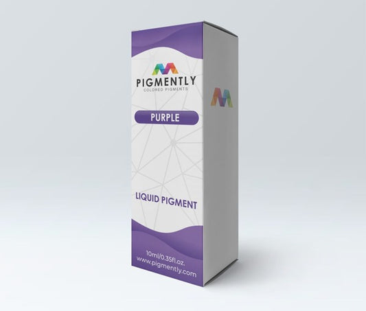 A unopened box containing a bottle of Pigmently Purple Dye.