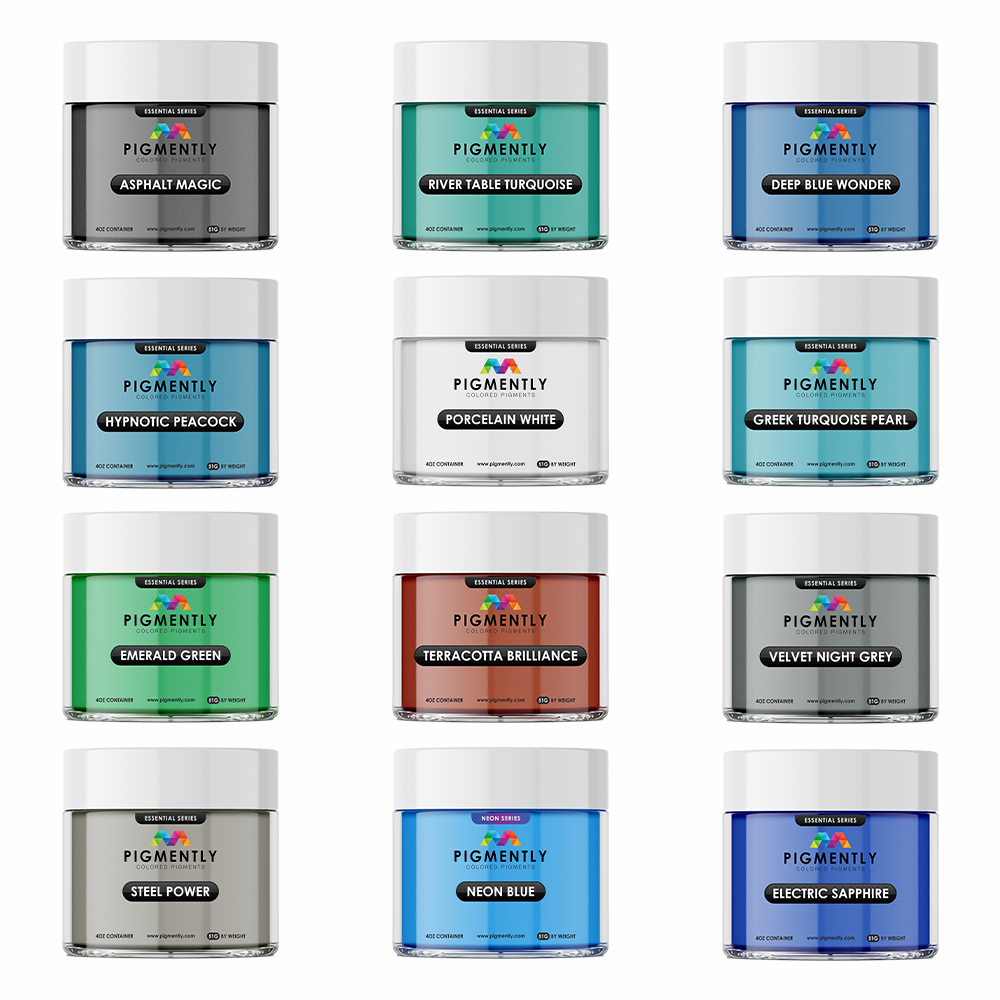 12 Pack 51g containers of pigments