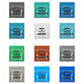 12 Pack 5g bags of pigments