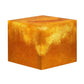 A resin cube made with the Vegas Dust Mica Powder Pigment by Pigmently.