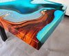Epoxy Resin End Table