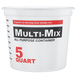 5 Quart Epoxy Mixing Container