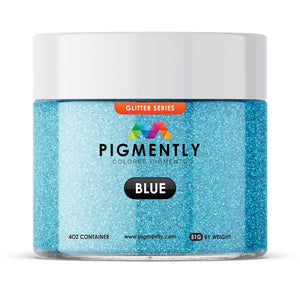 Pigmently Glitter Blue Mica Powder