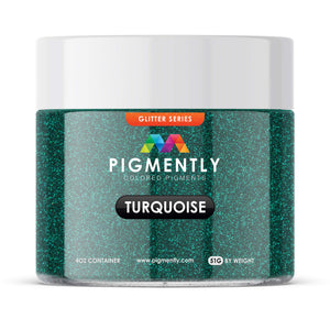 Pigmently Glitter Turquoise Mica Powder