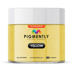 Pigmently Glitter Yellow Mica Powder