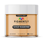 Pigmently Gold Diamond Mica Powder