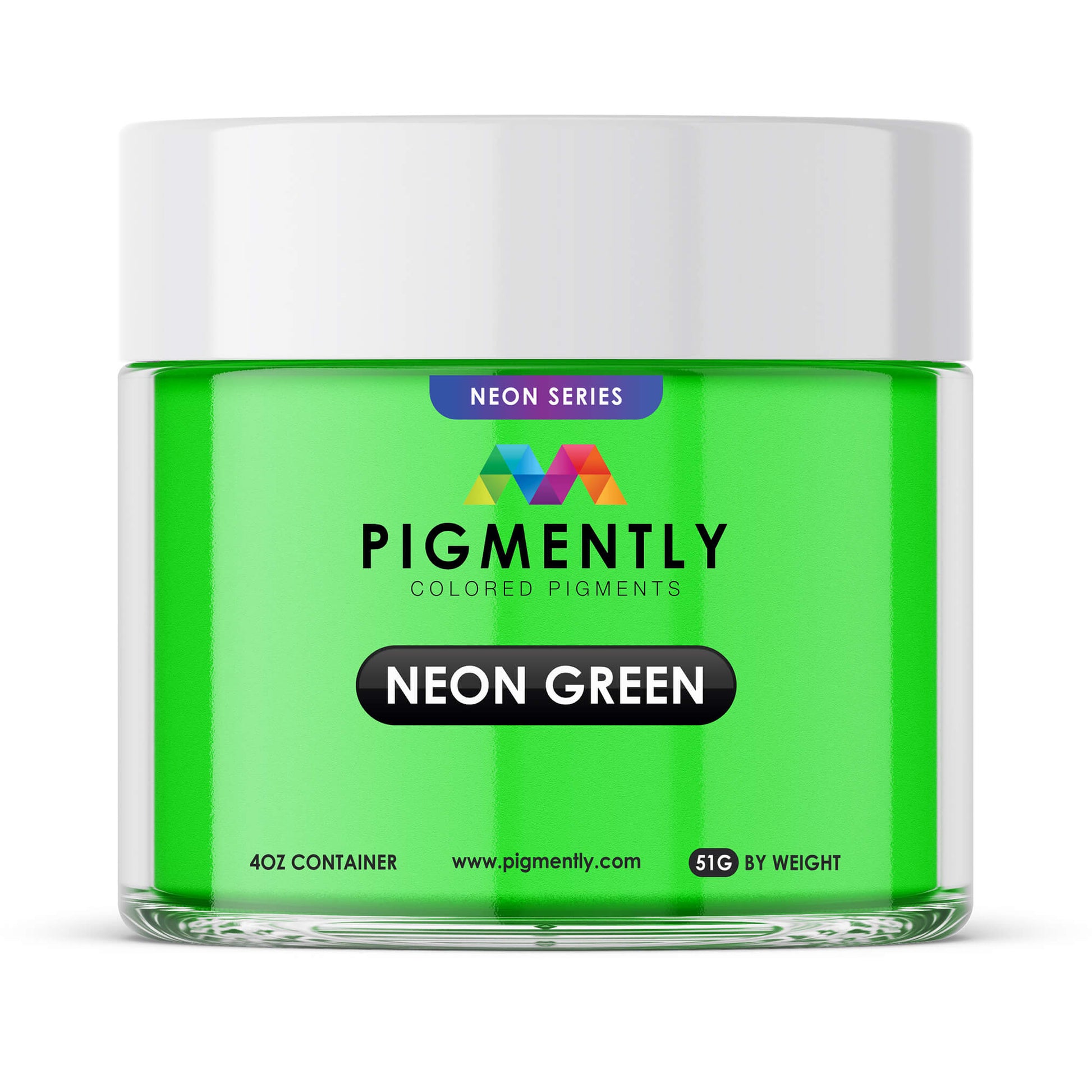 Pigmently Neon Green Mica Powder