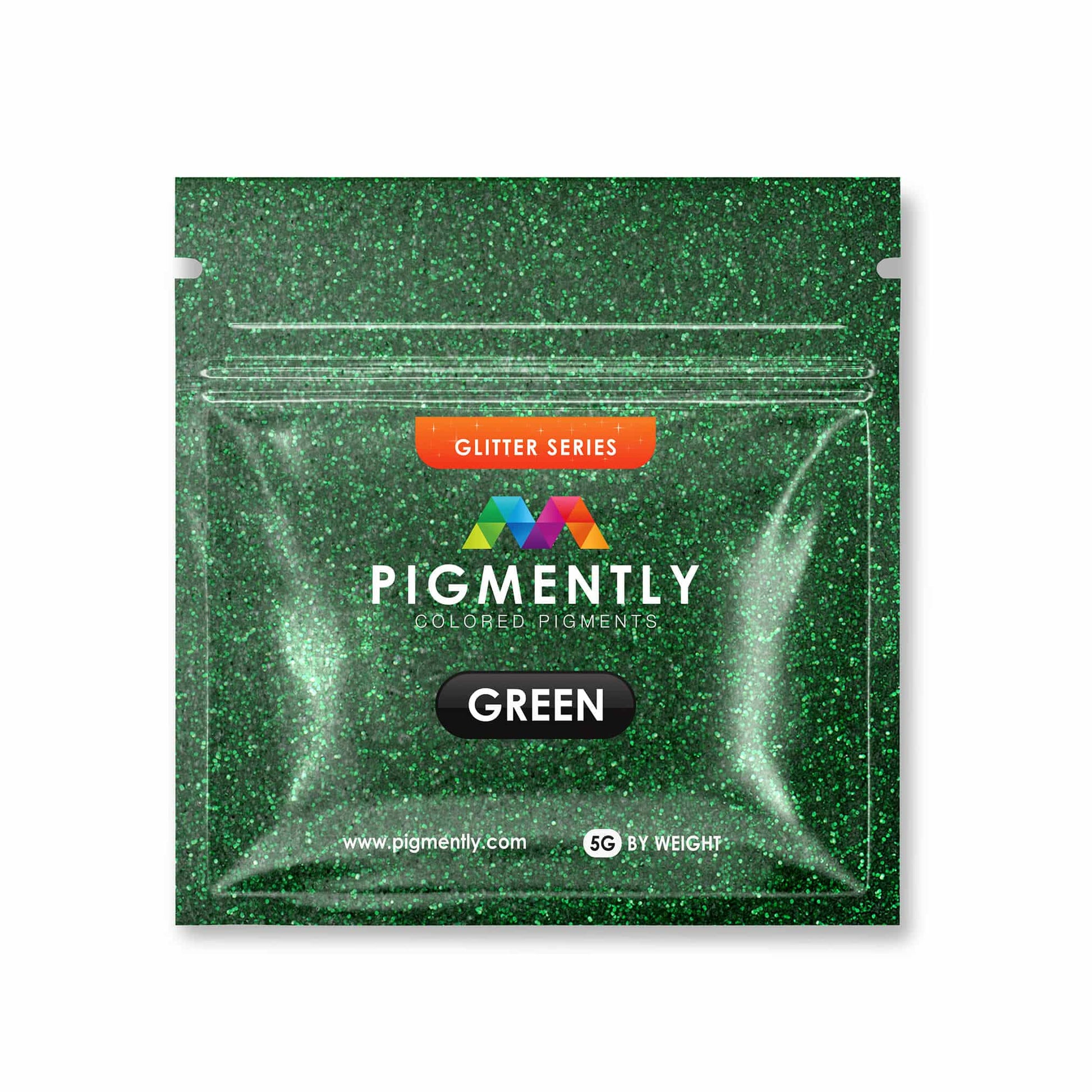 Pigmently Glitter Green Mica Powder