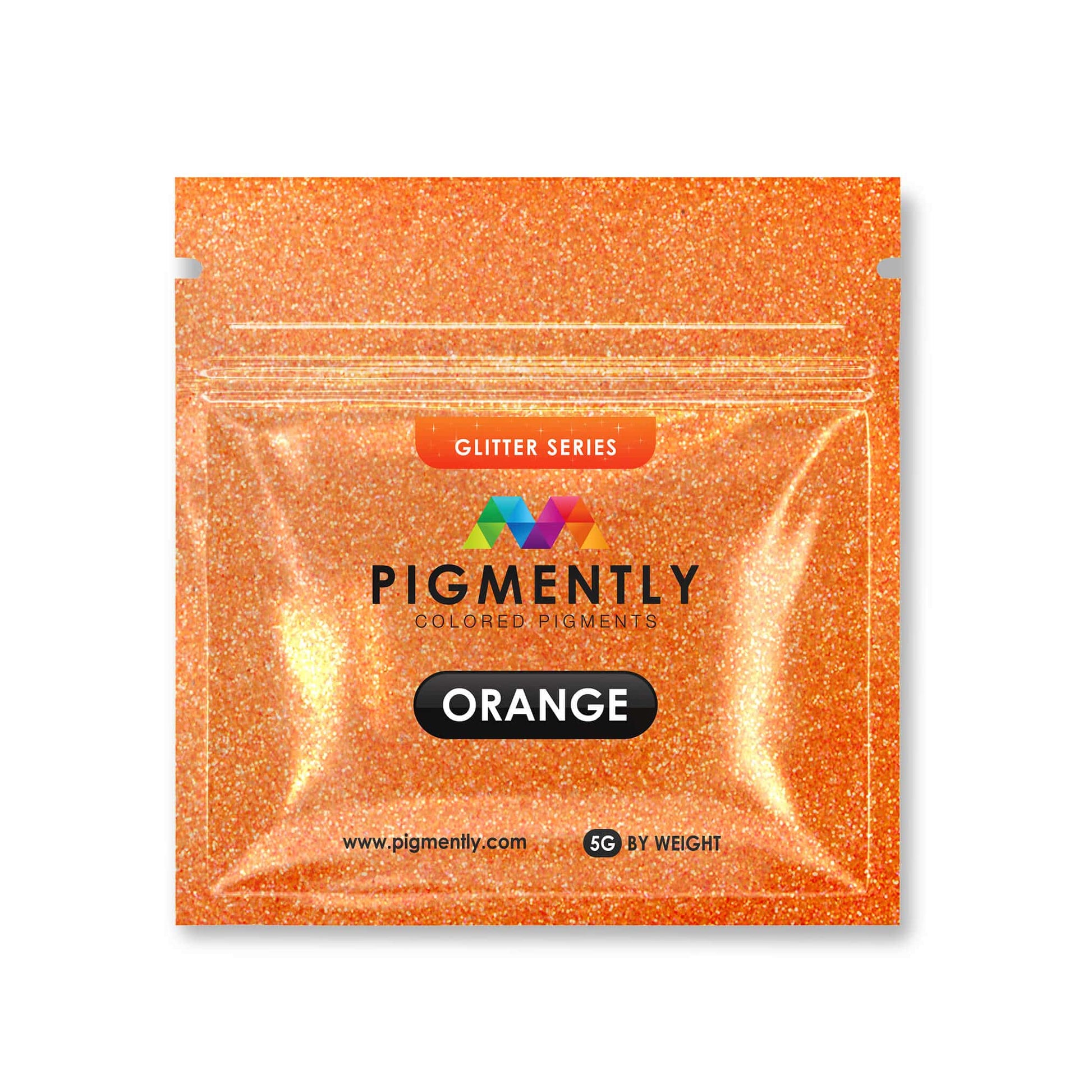 Pigmently Glitter Orange Mica Powder