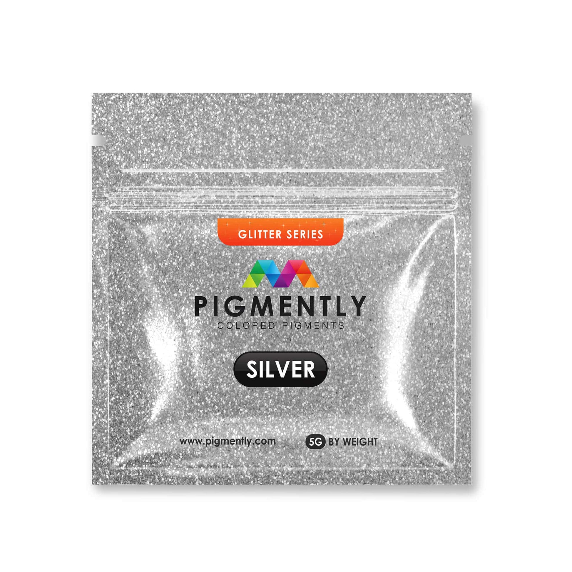 Pigmently Glitter Silver Mica Powder