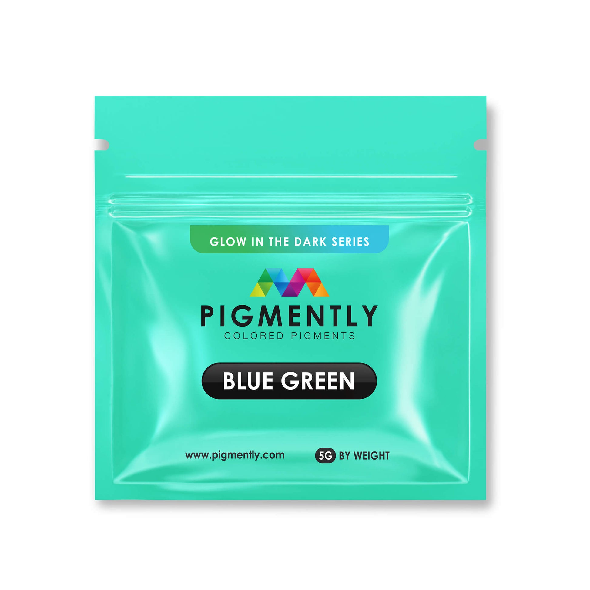 Pigmently Glow Blue Green Mica Powder